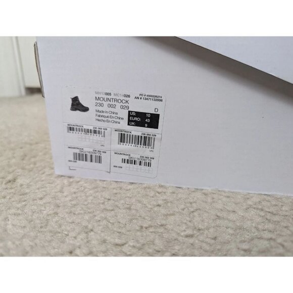 Sonoma Mountrock Grey Leather Canvas Boots Size 10 main image 9